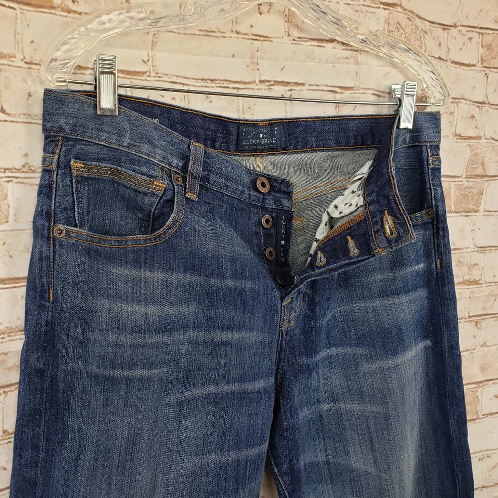 Lucky Brand 6/28 Dylan Boyfriend Button Fly Jeans - Picture 8 of 12